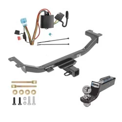 Tow Package For 10-12 Acura RDX All Models Trailer Hitch w/ Wiring 2" Drop Mount 2" Ball 2" Receiver
