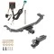 Tow Package For 13-18 Acura RDX All Models Trailer Hitch w/ Wiring 2" Drop Mount 2" Ball 2" Receiver