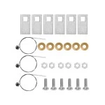 Trailer Tow Hitch Hardware Fastener Kit For 14-18 Subaru Forester Class 3 2" Towing Receiver