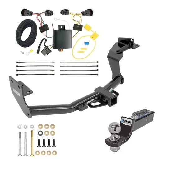 Tow Package For 16-20 KIA Sorento 4 Cyl. Trailer Hitch w/ Wiring 2" Drop Mount 2" Ball 2" Receiver