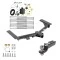 Tow Package For 15-23 Ford Transit-350 Trailer Hitch w/ Wiring 2" Drop Mount 2" Ball 2" Receiver