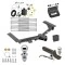 Ultimate Tow Package For 15-23 Ford Transit-350 Trailer Hitch w/ Wiring 2" Drop Mount Dual 2" and 1-7/8" Ball Lock Bracket Cover 2" Receiver