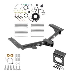 Trailer Hitch w/ 7-Way RV Wiring For 15-27 Ford Transit 150 250 350 22-27 E-Transit Class 3 2" Receiver