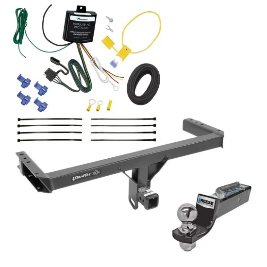 Tow Package For 13-17 Audi Q5 All Models Trailer Hitch w/ Wiring 2" Drop Mount 2" Ball 2" Receiver