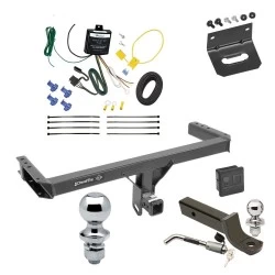Ultimate Tow Package For 11-15 Audi Q5 15-26 Porsche Macan Exc S-Models Trailer Hitch w/ Wiring 2" Drop Mount Dual 2" and 1-7/8" Ball Lock Bracket Cover 2" Receiver