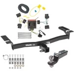 Tow Package For 07-10 Ford Edge Lincoln MKX Trailer Hitch w/ Wiring 2" Drop Mount 2" Ball 2" Receiver
