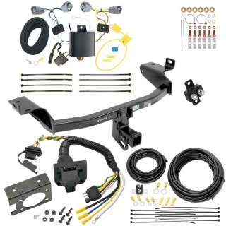 Trailer Hitch w/ 7-Way RV Wiring For 14-18 Jeep Cherokee Class 3 2" Receiver