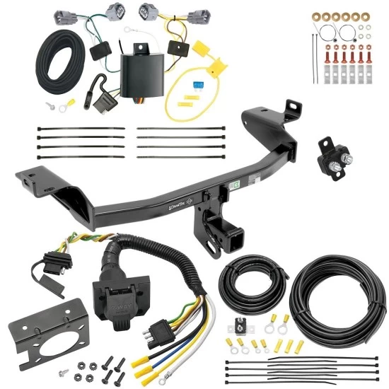 Trailer Hitch w/ 7-Way RV Wiring For 14-18 Jeep Cherokee Class 3 2" Receiver