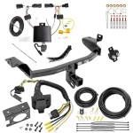 Trailer Hitch w/ 7-Way RV Wiring For 19-23 Jeep Cherokee Class 3 2" Receiver