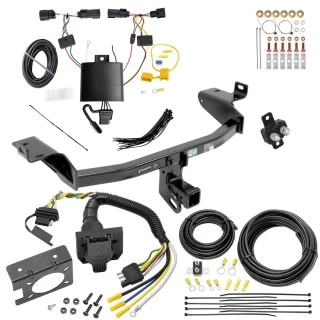 Trailer Hitch w/ 7-Way RV Wiring For 19-23 Jeep Cherokee Class 3 2" Receiver