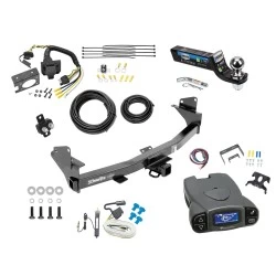 Trailer Hitch Tow Package Prodigy P3 Brake Control For 15-22 Chevrolet Colorado GMC Canyon w/ 7-Way RV Wiring 2" Drop Mount 2" Ball Class 4 2" Receiver Draw-Tite Tekonsha