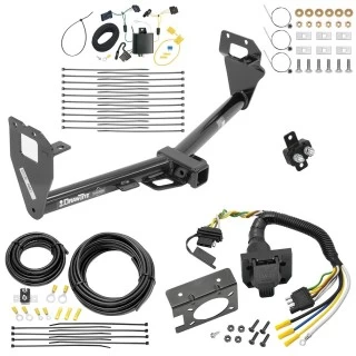 Trailer Hitch w/ 7-Way RV Wiring For 15-23 Jeep Renegade All Models Class 3 2" Receiver