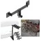 Trailer Hitch w/ 4 Bike Rack For 17-24 Jaguar F-Pace All Styles Approved for Recreational & Offroad Use Carrier for Adult Woman or Child Bicycles Foldable