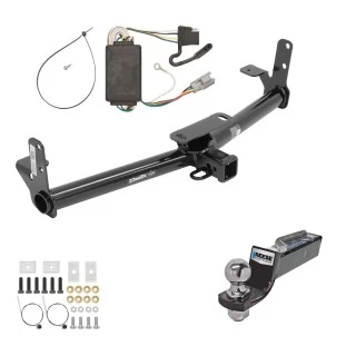 Tow Package For 05-06 Chevrolet Equinox 06-06 Pontiac Torrent Trailer Hitch w/ Wiring 2" Drop Mount 2" Ball 2" Receiver