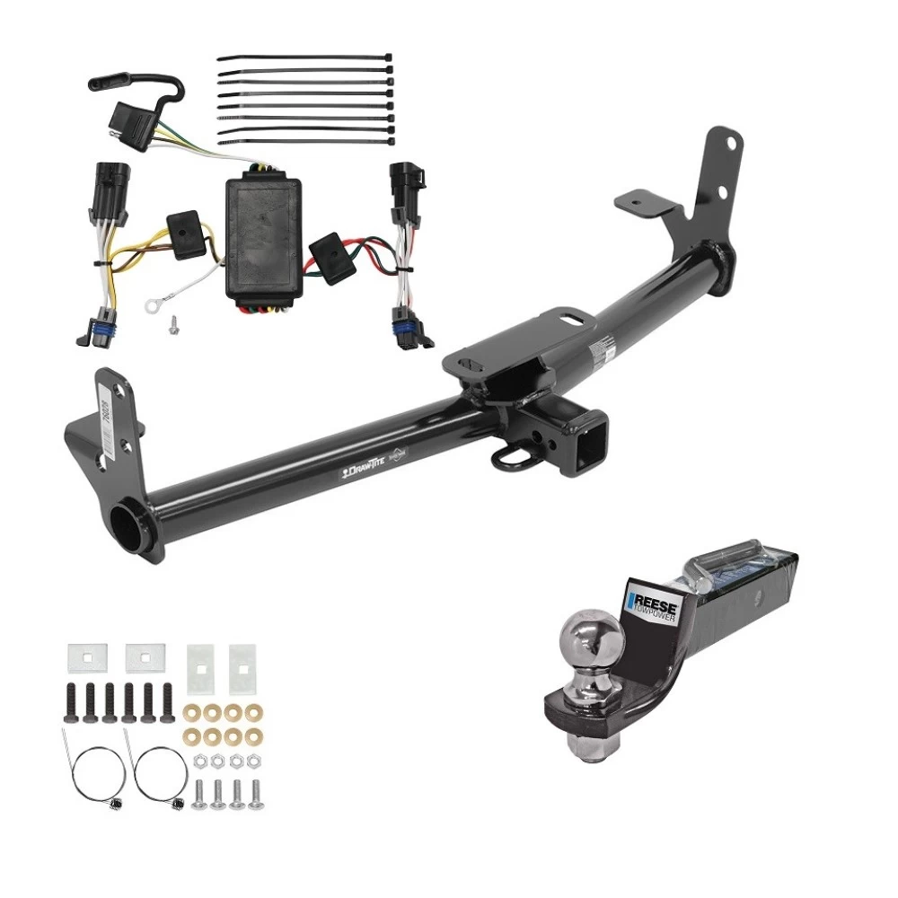 Tow Package For 02-07 Saturn Vue Except Redline Trailer Hitch w/ Wiring 2" Drop Mount 2" Ball 2" Receiver