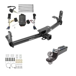 Tow Package For 02-07 Saturn Vue Except Redline Trailer Hitch w/ Wiring 2" Drop Mount 2" Ball 2" Receiver