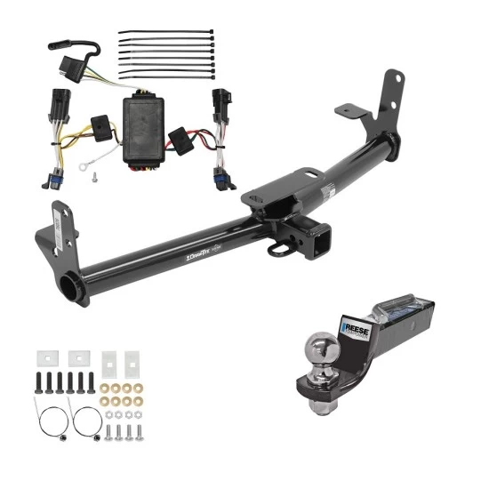 Tow Package For 02-07 Saturn Vue Except Redline Trailer Hitch w/ Wiring 2" Drop Mount 2" Ball 2" Receiver