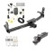 Tow Package For 10-17 Chevrolet Equinox GMC Terrain Trailer Hitch w/ Wiring 2" Drop Mount 2" Ball 2" Receiver
