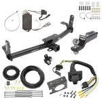 Custom Fit Trailer Hitch Wiring Harness (Plug & Play) 2" Drop Ball-Mount w/ Pin/Clip 2" Chrome Ball Trailer Connector Adapter Brake Control Wiring Kit Circuit Breaker Installation Hardware Installation Instructions 76028 85343 20506 7012a 11 Trailer Hitch Tow Package w/ 7-Way RV Wiring For 05-06 Chevrolet Equinox 06-06 Pontiac Torrent w/ 2" Drop Mount 2" Ball Class 3 2" Receiver All Models