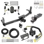 Custom Fit Trailer Hitch Wiring Harness (Plug & Play) 2" Drop Ball-Mount w/ Pin/Clip 2" Chrome Ball Trailer Connector Adapter Brake Control Wiring Kit Circuit Breaker Installation Hardware Installation Instructions 76028 85343 20506 7012a 1 Trailer Hitch Tow Package w/ 7-Way RV Wiring For 02-07 Saturn Vue w/ 2" Drop Mount 2" Ball Class 3 2" Receiver