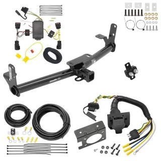 Trailer Hitch w/ 7-Way RV Wiring For 10-17 Chevrolet Equinox GMC Terrain Class 3 2" Receiver