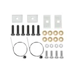 Trailer Tow Hitch Hardware Fastener Kit For 05-17 Chevy Equinox 10-17 GMC Terrain Class 3 2" Receiver