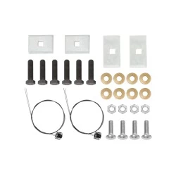 Trailer Tow Hitch Hardware Fastener Kit For 05-17 Chevy Equinox 10-17 GMC Terrain Class 3 2" Receiver