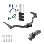 Tow Package For 13-20 Nissan Pathfinder 14-20 INFINITI QX60 Trailer Hitch w/ Wiring 2" Drop Mount 2" Ball 2" Receiver