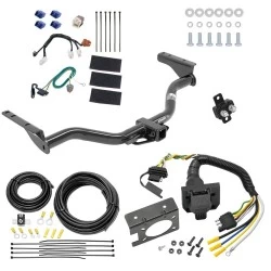 Trailer Hitch w/ 7-Way RV Wiring For 13-20 Nissan Pathfinder 14-20 INFINITI QX60 Class 4 2" Receiver