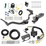 Trailer Hitch Tow Package w/ 7-Way RV Wiring For 13-13 INFINITI JX35 All Models w/ 2" Drop Mount 2" Ball Class 4 2" Receiver