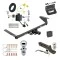 Ultimate Tow Package For 17-20 Chrysler Pacifica LX Touring 20-23 Voyager 22-23 Grand Caravan Canada Only Except Hybrid Trailer Hitch w/ Wiring 2" Drop Mount Dual 2" + 1-7/8" Ball Lock Bracket Cover