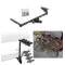 Trailer Hitch w/ 4 Bike Rack For 17-23 Chrysler Pacifica 20-23 Voyager 22-23 Grand Caravan Except Hybrid Approved for Recreational & Offroad Use Carrier for Adult Woman or Child Bicycles Foldable