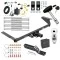 Trailer Tow Hitch For 17-20 Chrysler Pacifica Limited Touring L Plus (Gas & Hybrid) Deluxe Package Wiring 2" Ball and Lock