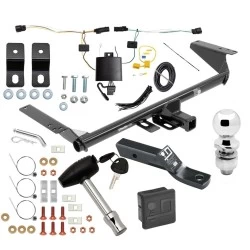 Trailer Hitch & Wiring For 21-26 Chrysler Pacifica All Models Deluxe Package Wiring 2" Ball and Lock