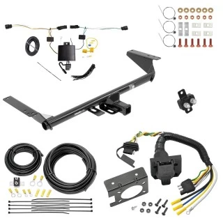 Custom Fit Trailer Hitch Wiring Harness (Plug & Play) Trailer Connector Adapter Brake Control Wiring Kit Circuit Breaker Installation Hardware Installation Instructions 76046 85343 20506 7012a 118835 Draw-Tite Trailer Hitch 7-Way RV Wiring 21-23 Chry Trailer Hitch w/ 7-Way RV Wiring For 21-23 Chrysler Pacifica Except Hybrid Class 3 2" Receiver All Models