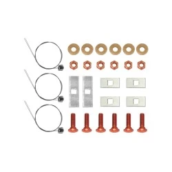 Trailer Tow Hitch Hardware Fastener Kit For 17-25 Chrysler Pacifica Except Hybrid 20-25 Voyager 22-23 Grand Caravan Class 3 2" Receiver