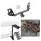 Trailer Hitch w/ 4 Bike Rack For 17-25 Audi Q7 Approved for Recreational & Offroad Use Carrier for Adult Woman or Child Bicycles Foldable