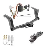 Tow Package For 13-15 Subaru XV Crosstrek inc Hybrid Trailer Hitch w/ Wiring 2" Drop Mount 2" Ball 2" Receiver