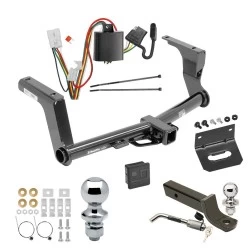 Ultimate Tow Package For 13-15 Subaru XV Crosstrek inc Hybrid Trailer Hitch w/ Wiring 2" Drop Mount Dual 2" and 1-7/8" Ball Lock Bracket Cover 2" Receiver