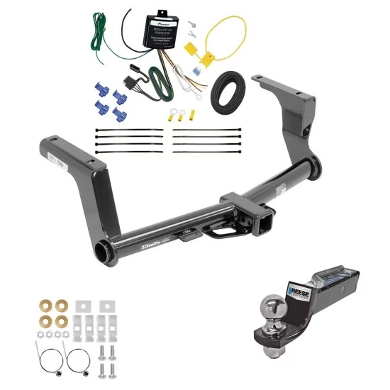 Tow Package For 13-13 Subaru XV Crosstrek 14-15 (Except Hybrid) Trailer Hitch w/ Wiring 2" Drop Mount 2" Ball 2" Receiver