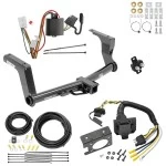 Trailer Hitch w/ 7-Way RV Wiring For 13-15 Subaru XV Crosstrek incl Hybrid Class 3 2" Receiver