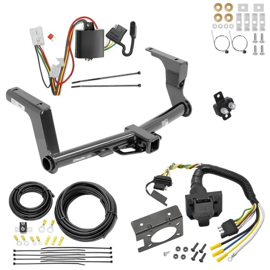 Trailer Hitch w/ 7-Way RV Wiring For 13-15 Subaru XV Crosstrek incl Hybrid Class 3 2" Receiver