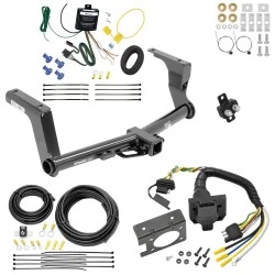 Trailer Hitch w/ 7-Way RV Wiring For 13-13 Subaru XV Crosstrek 14-15 (Except Hybrid) Class 3 2" Receiver