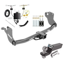 Trailer Tow Hitch For 20-26 Mitsubishi Outlander Sport All Models Complete Package w/ Wiring and 2" Ball