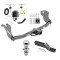 Trailer Tow Hitch For 20-26 Mitsubishi Outlander Sport All Models 2" Receiver Complete Package w/ Wiring and 1-7/8" Ball
