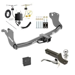 Trailer Tow Hitch For 20-26 Mitsubishi Outlander Sport All Models Deluxe Package Wiring 2" Ball Mount and Lock