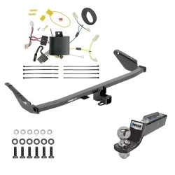 Tow Package For 11-14 Toyota Sienna (15-20 SE ONLY) Trailer Hitch w/ Wiring 2" Drop Mount 2" Ball 2" Receiver