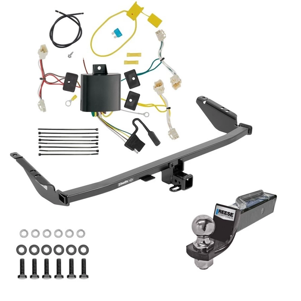 Tow Package For 15-20 Toyota Sienna Exc SE Trailer Hitch w/ Wiring 2" Drop Mount 2" Ball 2" Receiver