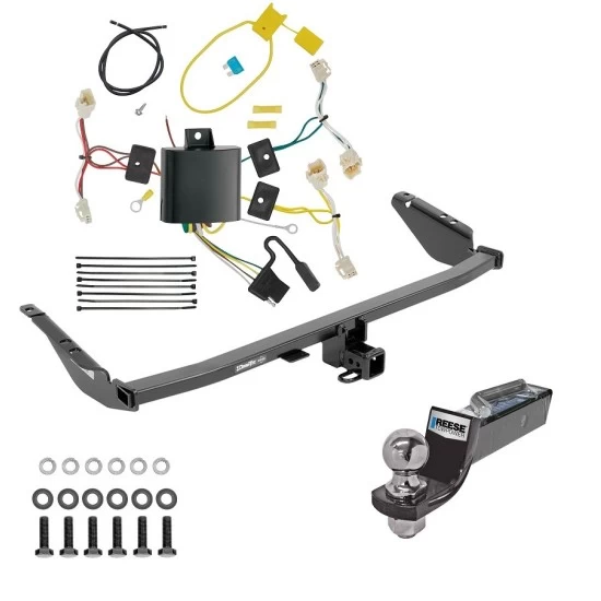 Tow Package For 15-20 Toyota Sienna Exc SE Trailer Hitch w/ Wiring 2" Drop Mount 2" Ball 2" Receiver