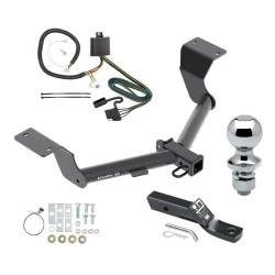 Trailer Tow Hitch For 17-27 Honda CR-V Exc Hybrid Complete Package w/ Wiring and 1-7/8" Ball